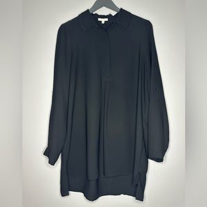 Pleione Longsleeve Black Tunic Top Size L